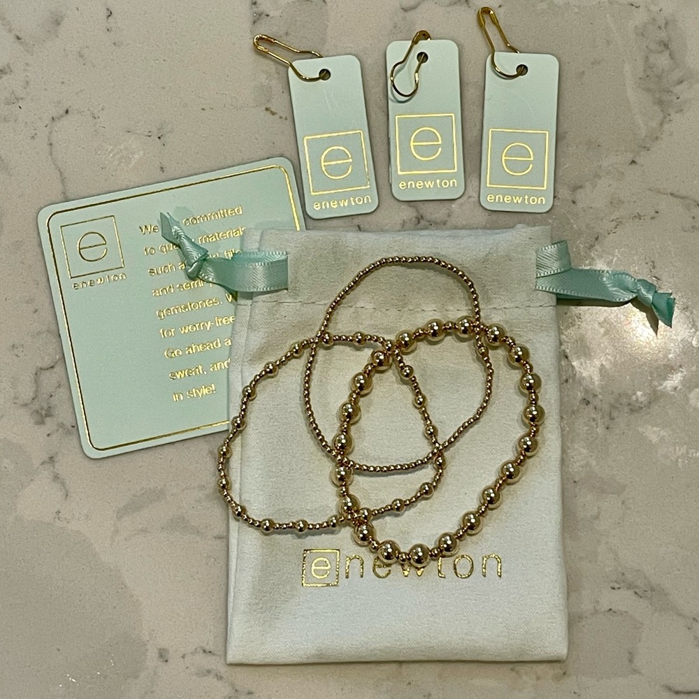 Enewton Classic Gold Bead Bracelets